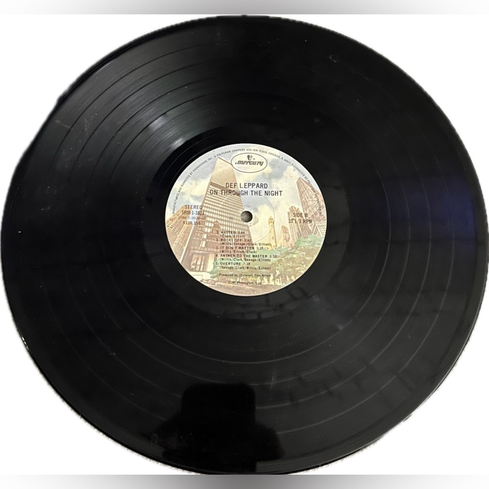 💙 Def Leppard On Through the Night Vinyl Album